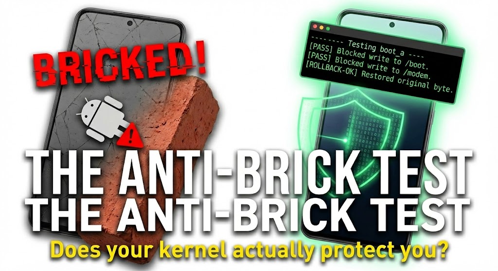 I Built a Script That Tests If Your Android Kernel Can Stop You From Bricking Your Phone