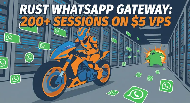 I Built a WhatsApp Gateway in Rust Because Node.js Wasn't Cutting It