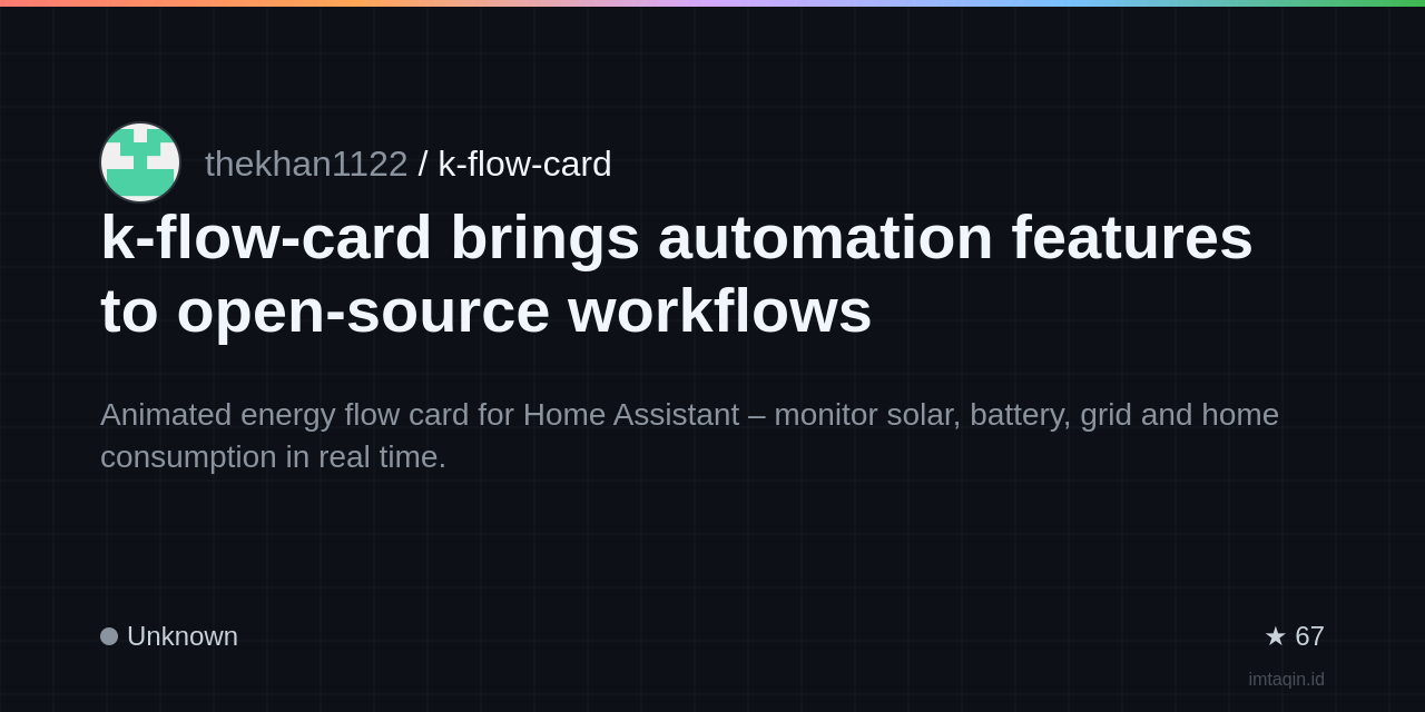 k-flow-card brings automation features to open-source workflows
