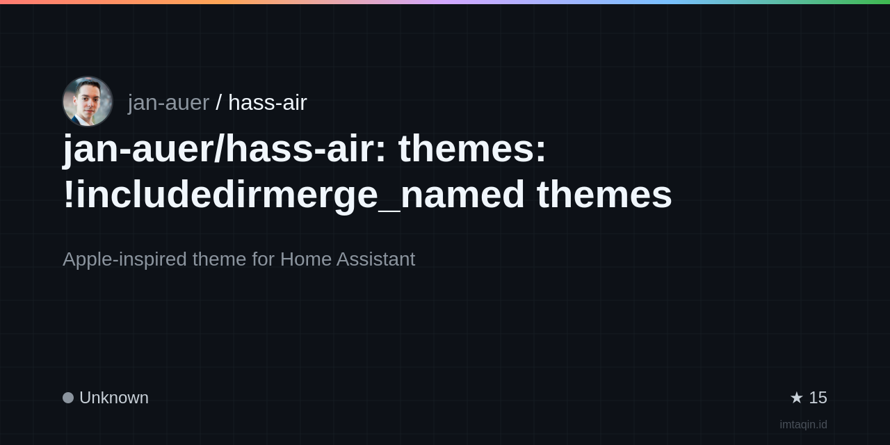 jan-auer/hass-air: open-source utility for developers and tinkerers