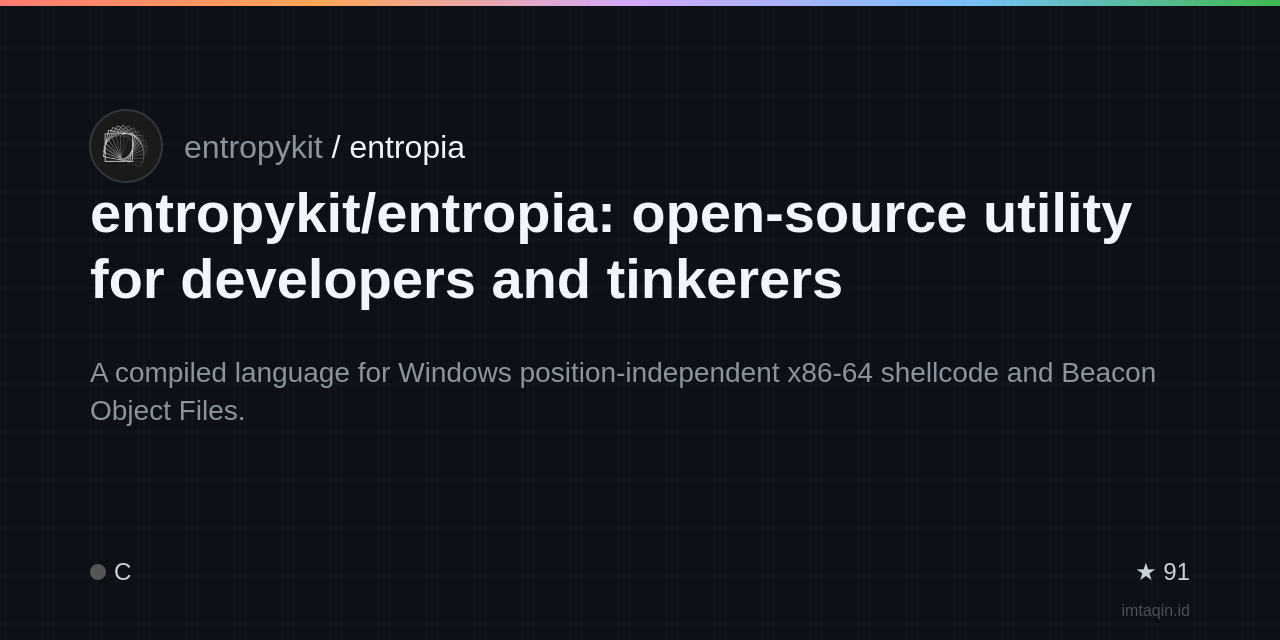 entropykit/entropia: open-source utility for developers and tinkerers