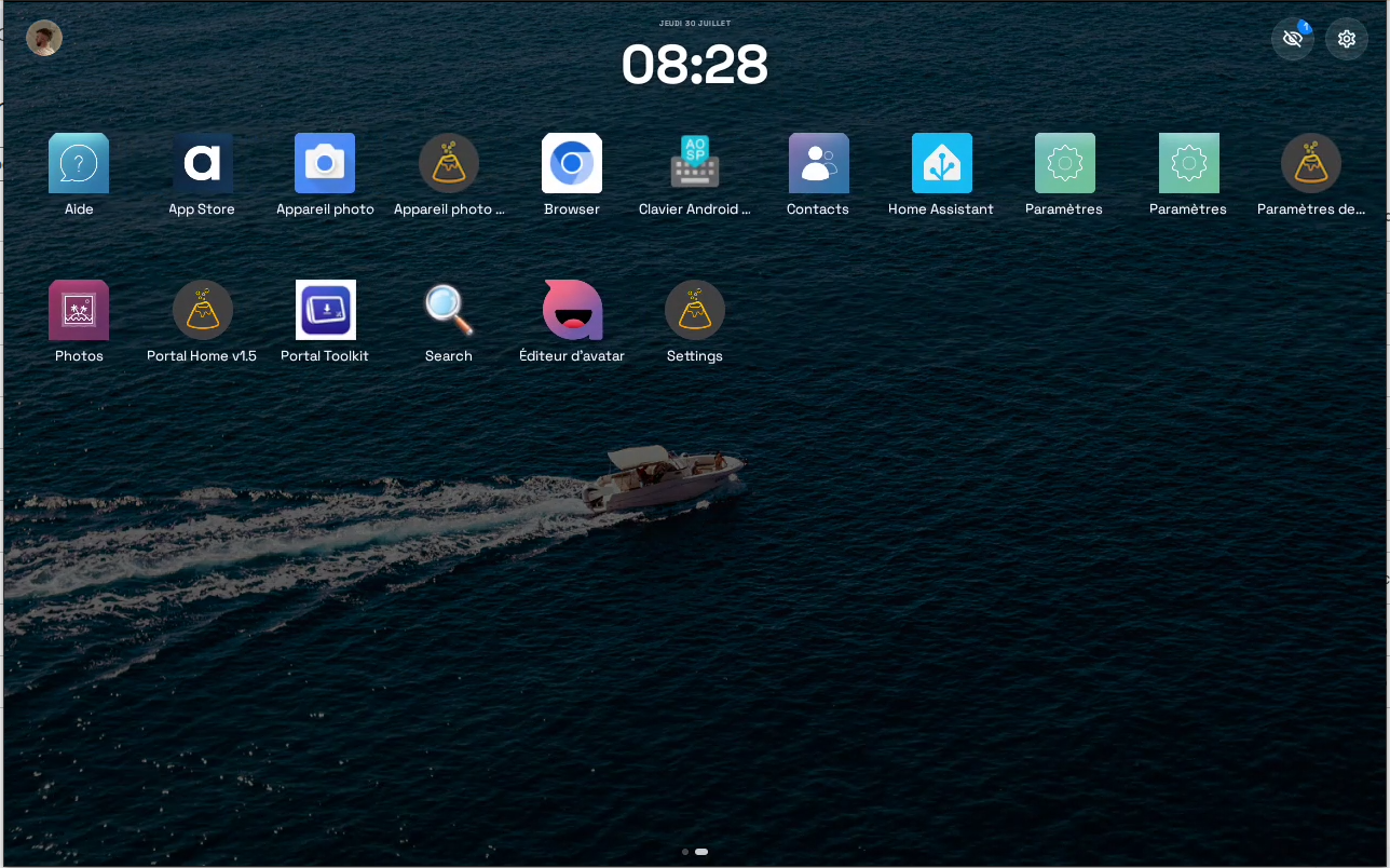 App grid page