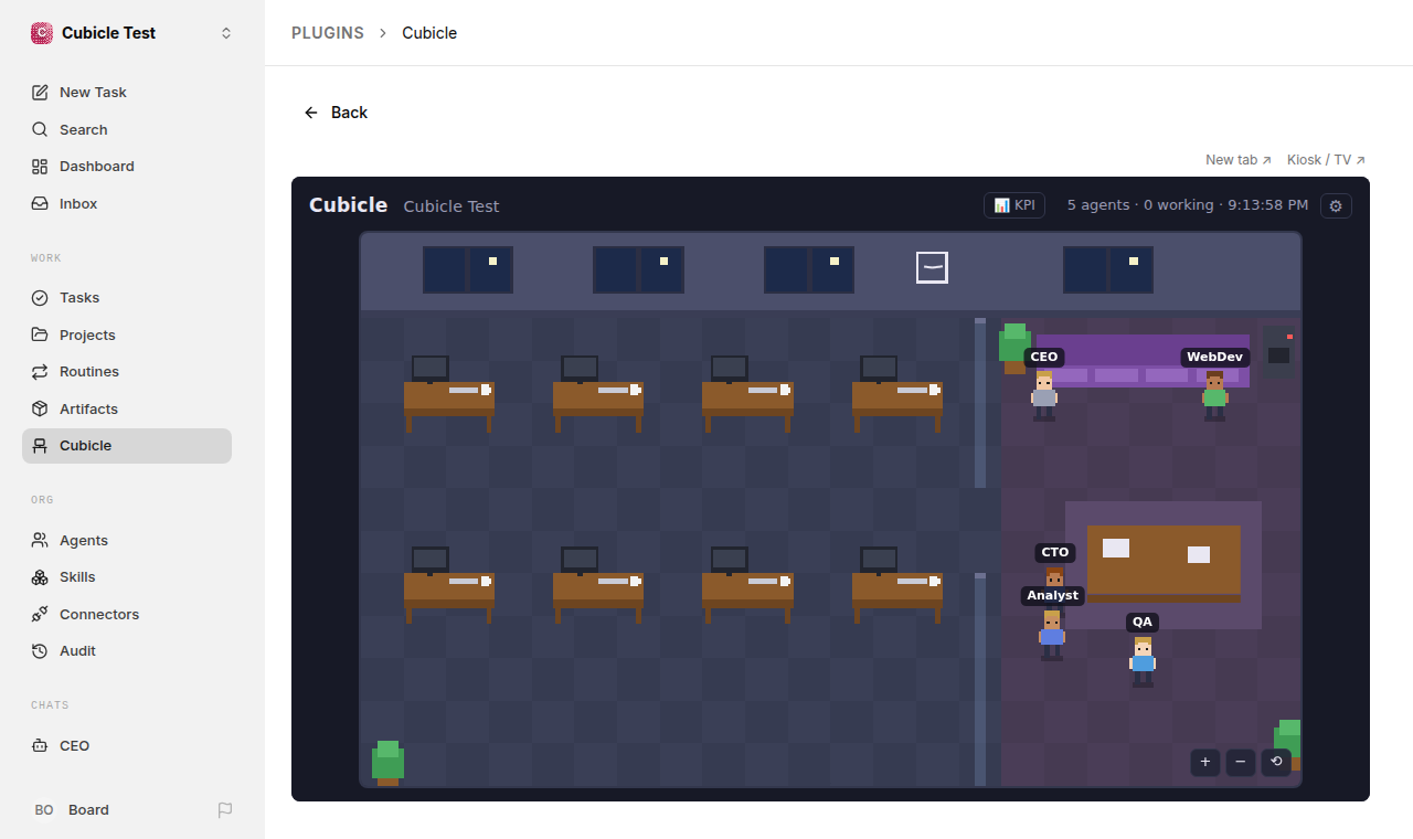 Cubicle as a Paperclip plugin