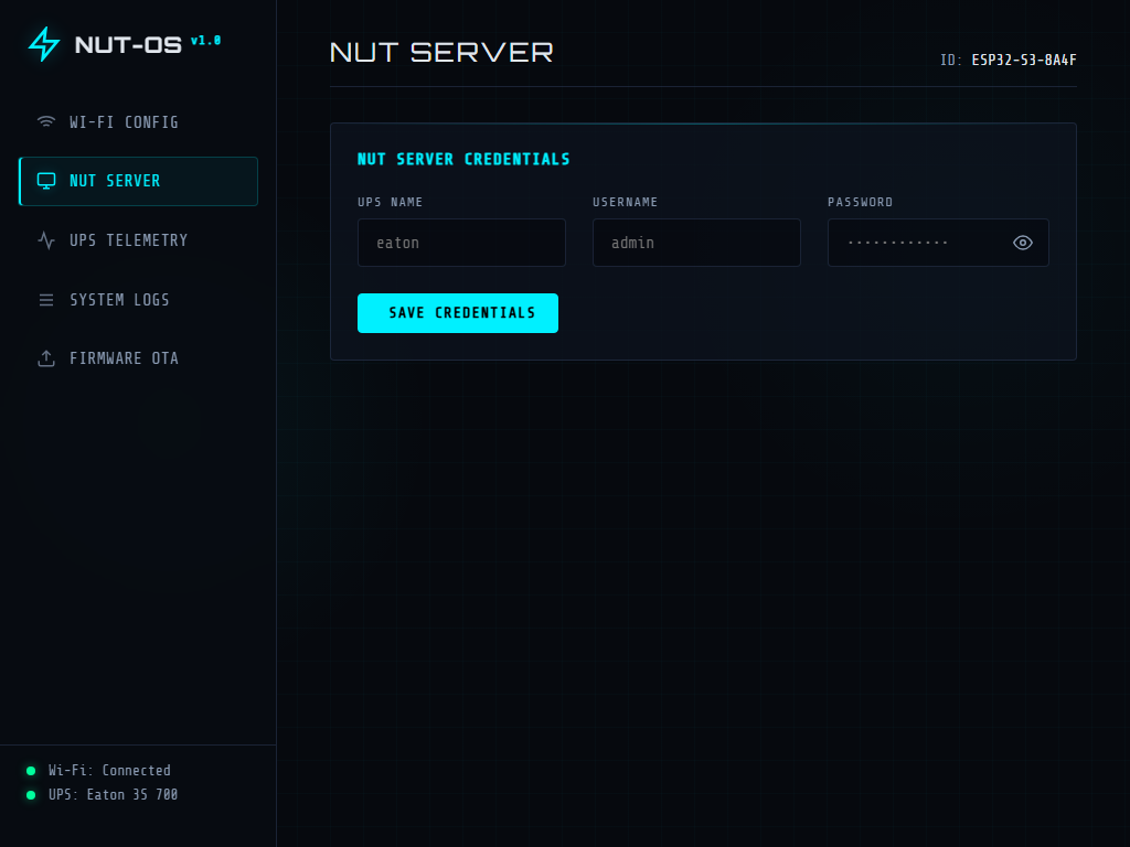 NUT Server