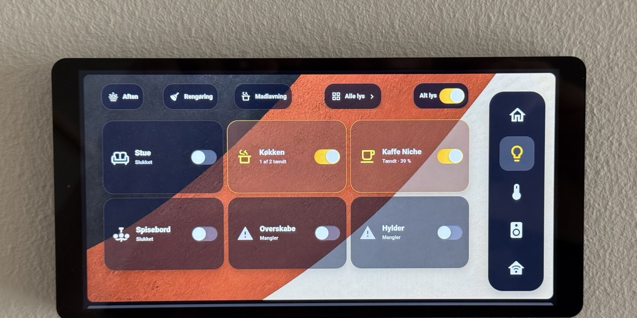 MiniPanel Lights view