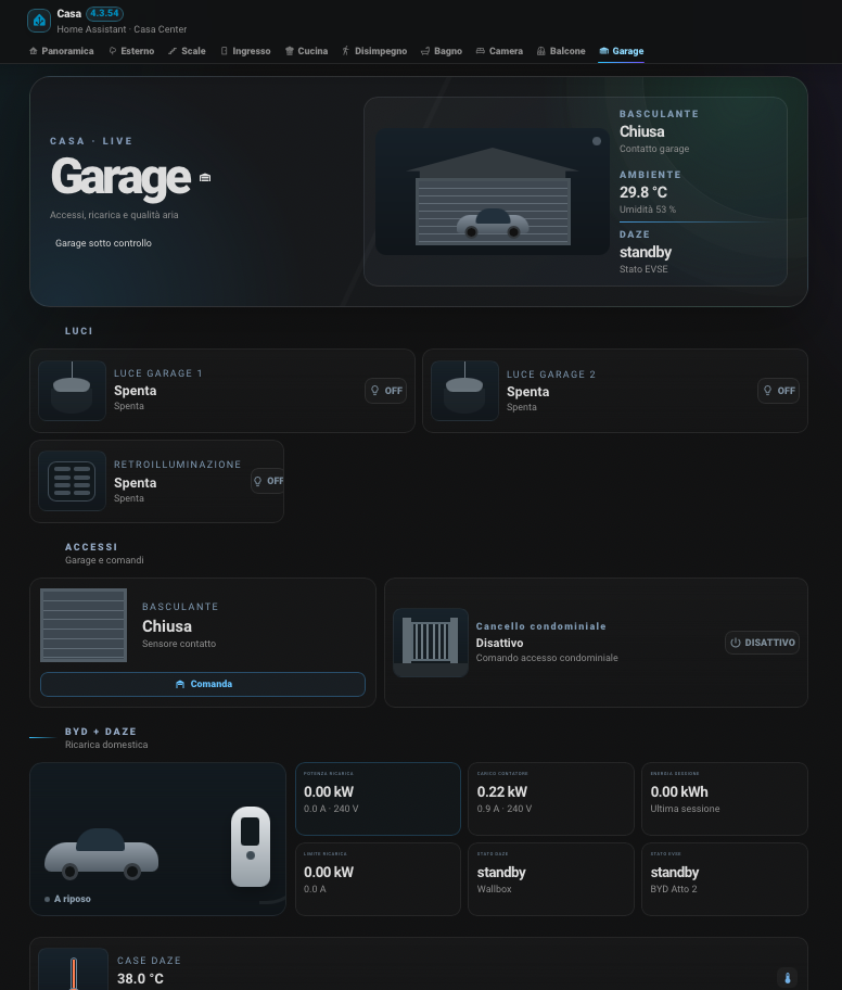 Casa Dashboard Community - Casa V2 Garage