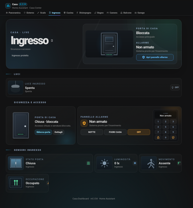 Casa Dashboard Community - Casa V2 Entrance