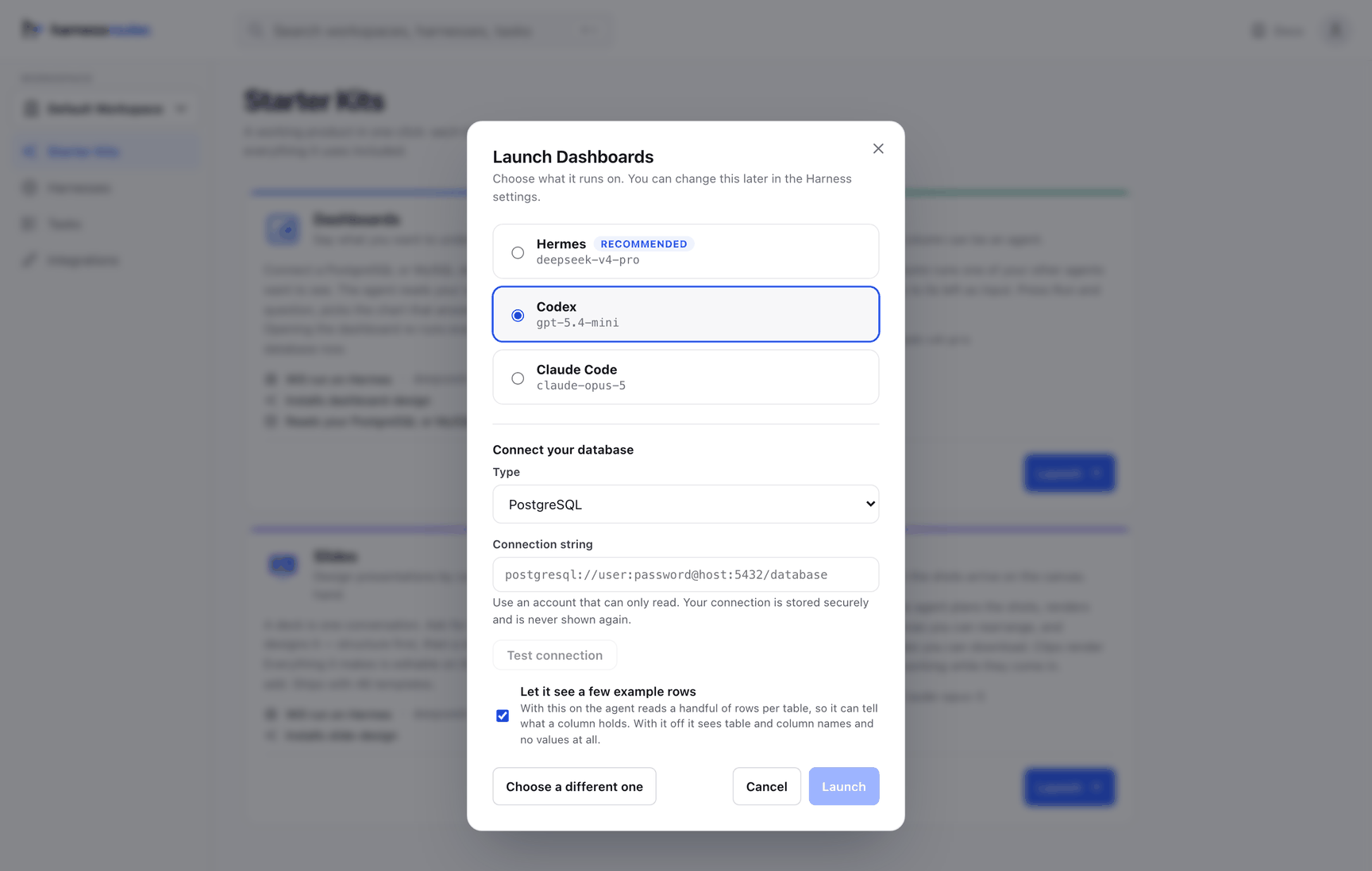 Launching the Dashboards kit: what to run it on, and which database to read