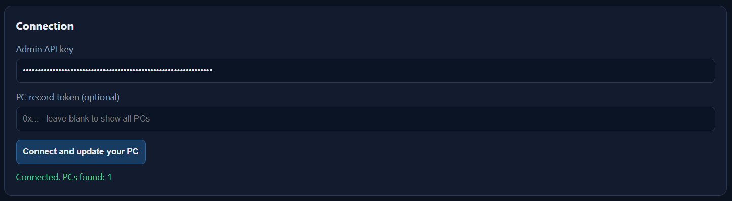 Robber GUI Interface