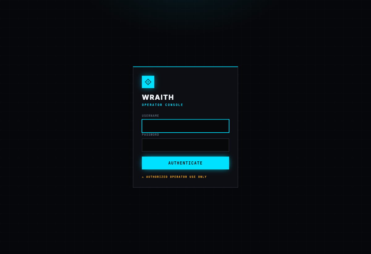 Operator login