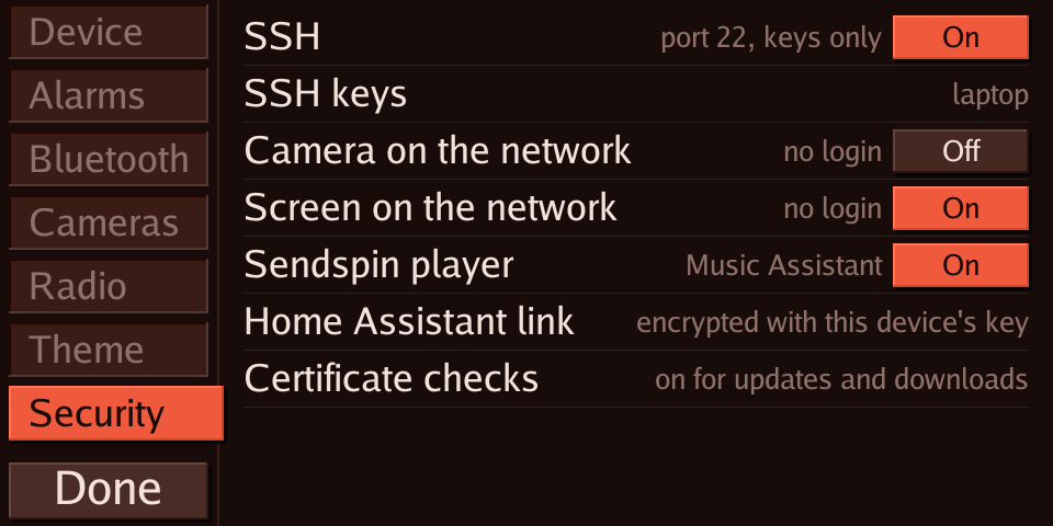 Settings: <a href=