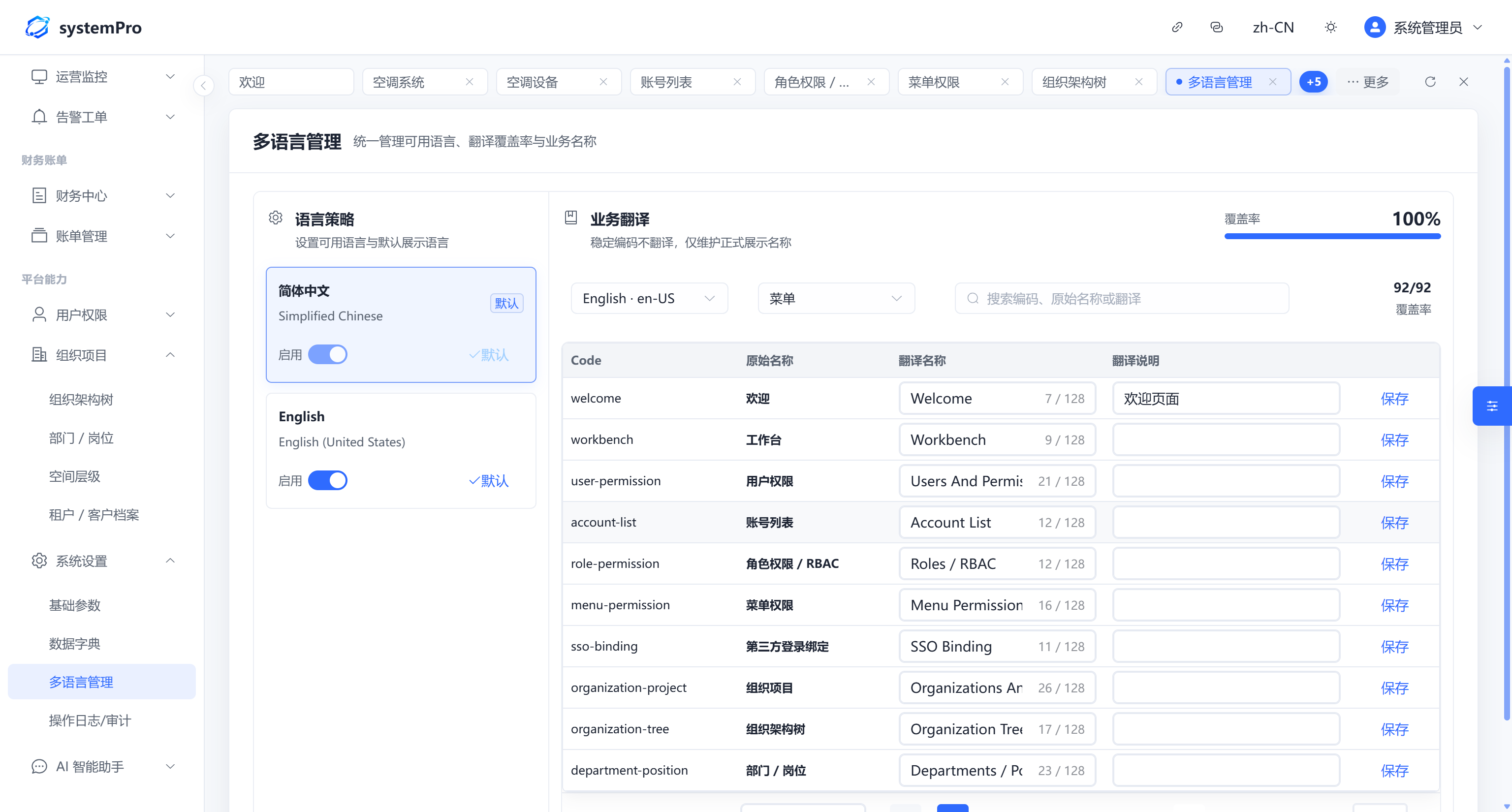 Internationalization