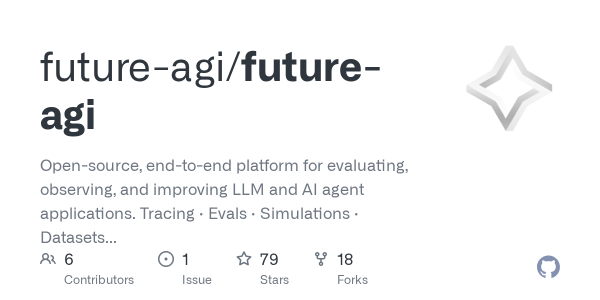 future-agi: End-to-End AI Agent Observability for Engineers