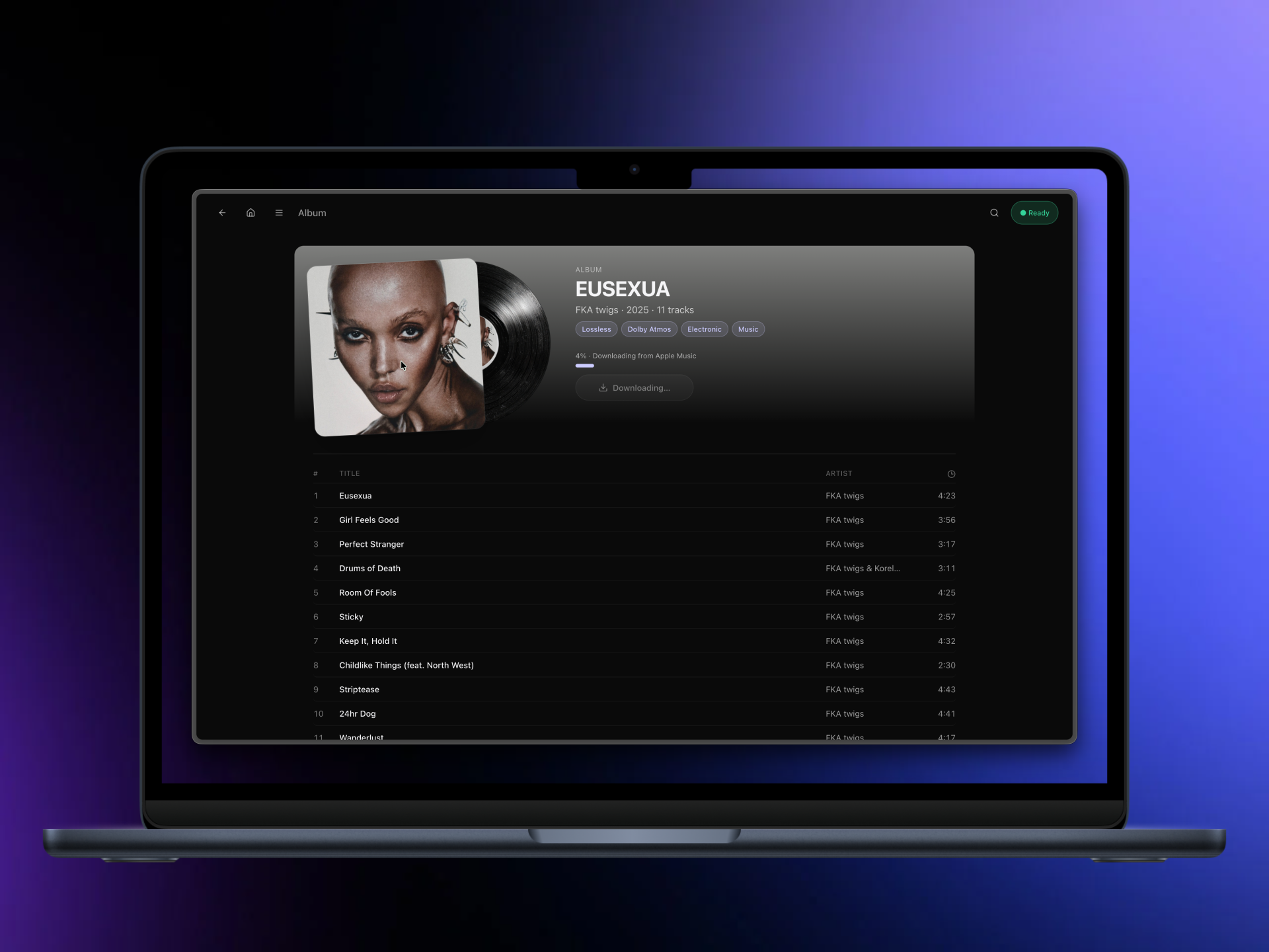 ALACarte: Self-hosted Apple Music downloader with a polished web UI, ALAC-to-FLA