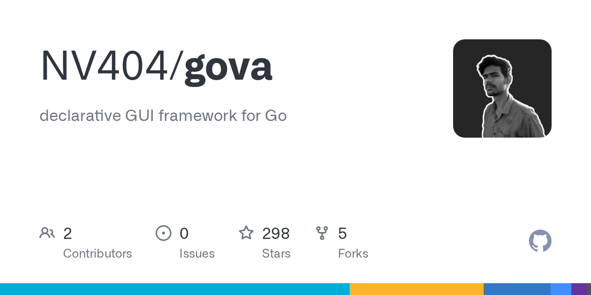 gova: declarative GUI framework for Go