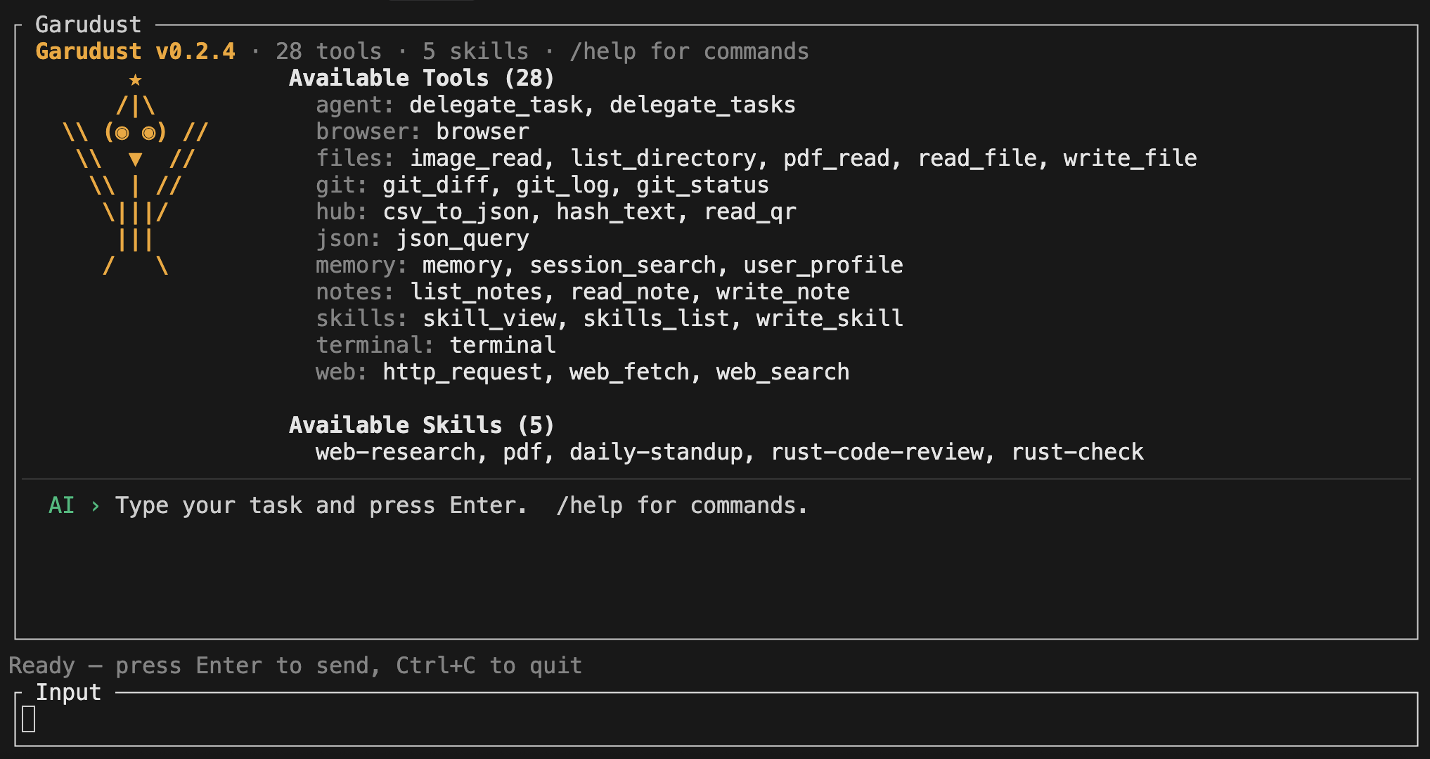 My experience running garudust-agent for 3 months