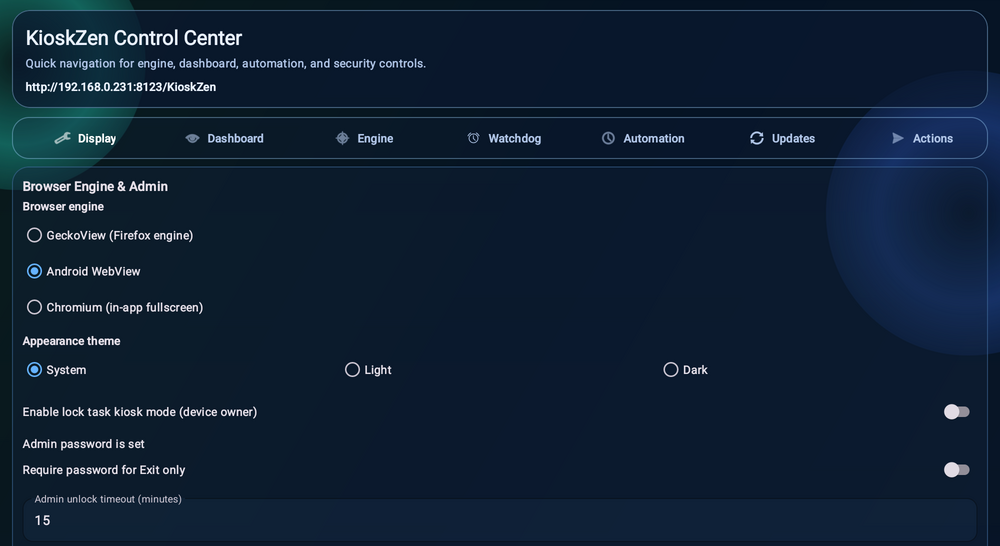 KioskZen brings automation features to open-source workflows