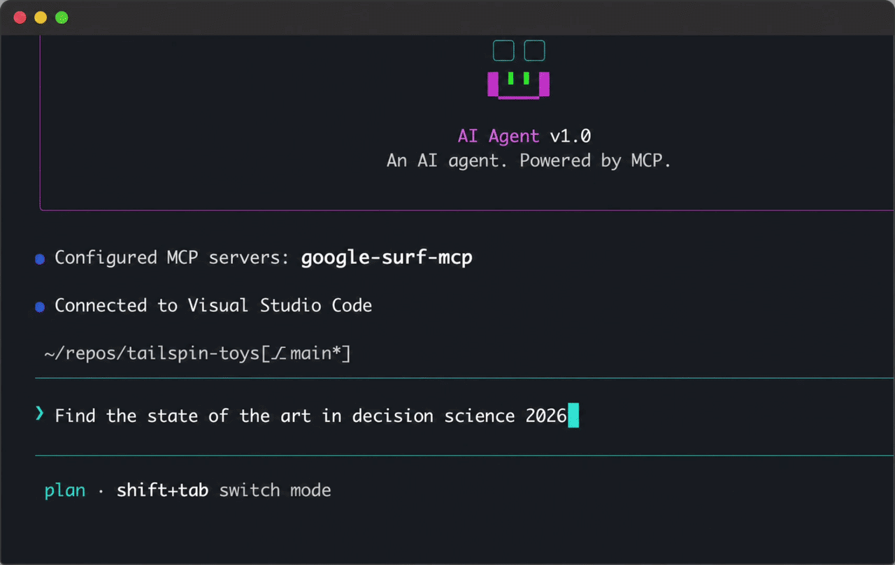 HarimxChoi/google-surf-mcp delivers headless Google search and PDF extraction for AI tools