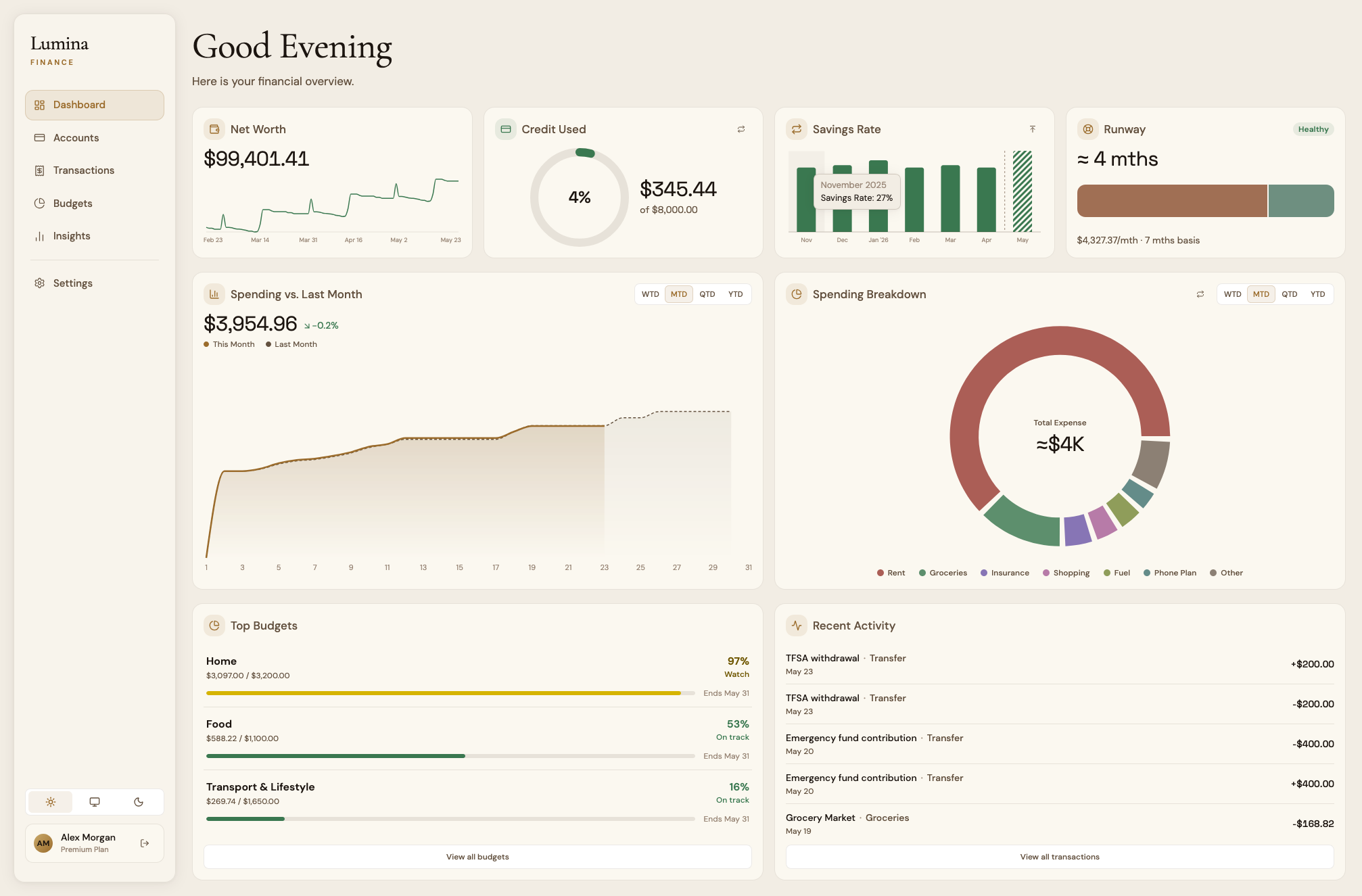 Lumina-Finance/lumina-finance: lumina Finance is a self-hosted personal finance app for managin