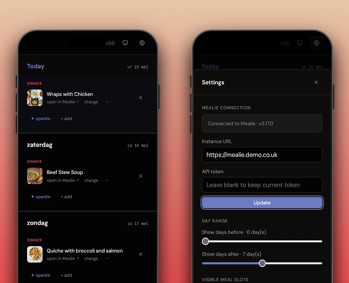 hawkinslabdev/mealie-planner: mealie Planner is a self-hosted week-view meal planner for Mealie