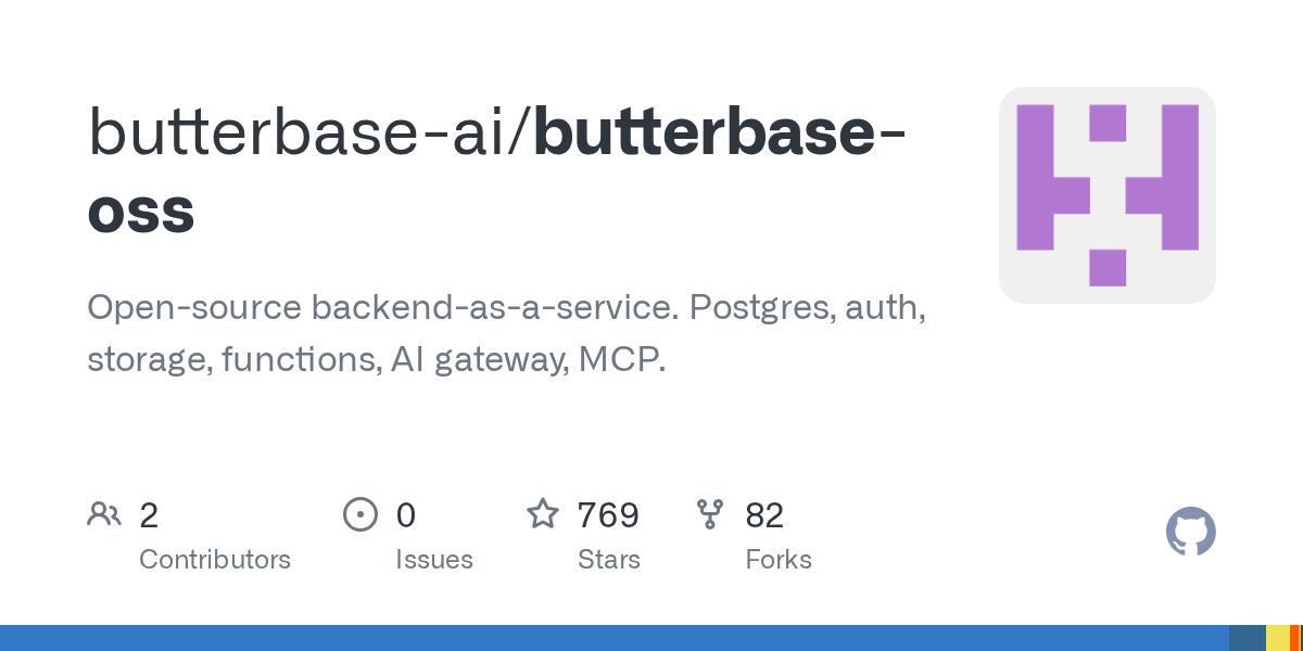 butterbase-ai/butterbase-oss: an open-source tool on GitHub for self-hosters