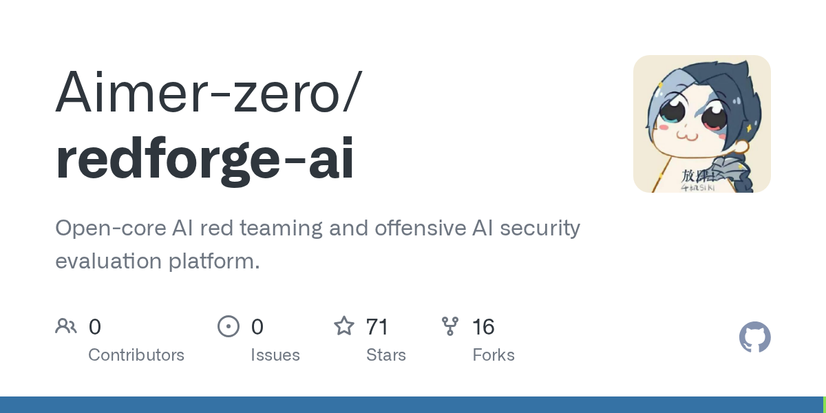 Aimer-zero/redforge-ai: open-source utility for developers and tinkerers