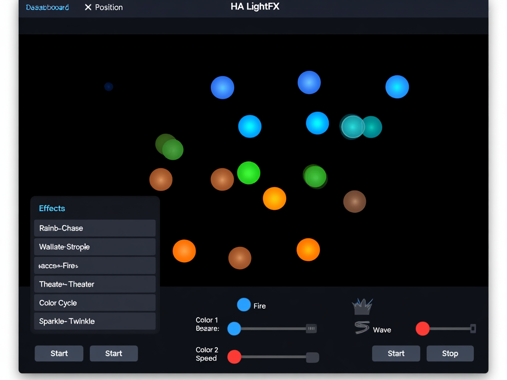 rusty4444/ha-lightfx: zones let you run different effects on different areas in one layout.