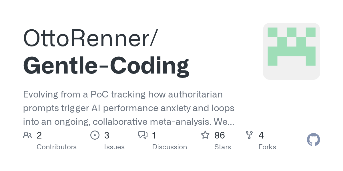 OttoRenner/Gentle-Coding: lightweight self-hosted alternative for tinkerers