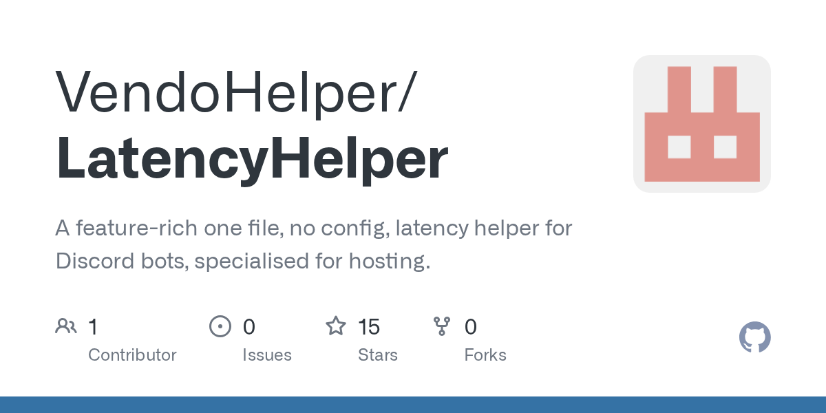 VendoHelper/LatencyHelper: lightweight self-hosted alternative for tinkerers