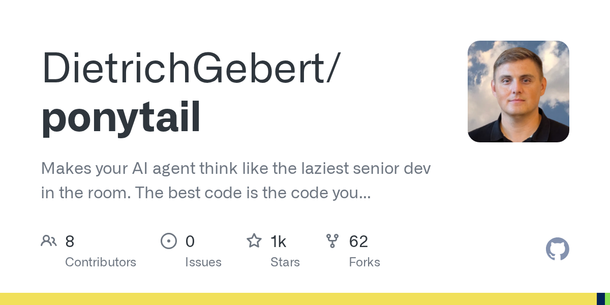 DietrichGebert/ponytail: open-source utility for developers and tinkerers