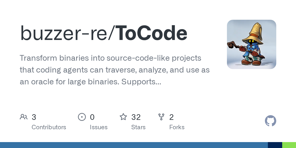 buzzer-re/ToCode: open-source project for self-hosters
