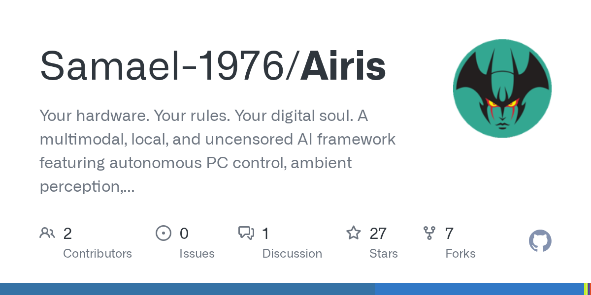 Samael-1976/Airis: an open-source tool on GitHub for self-hosters