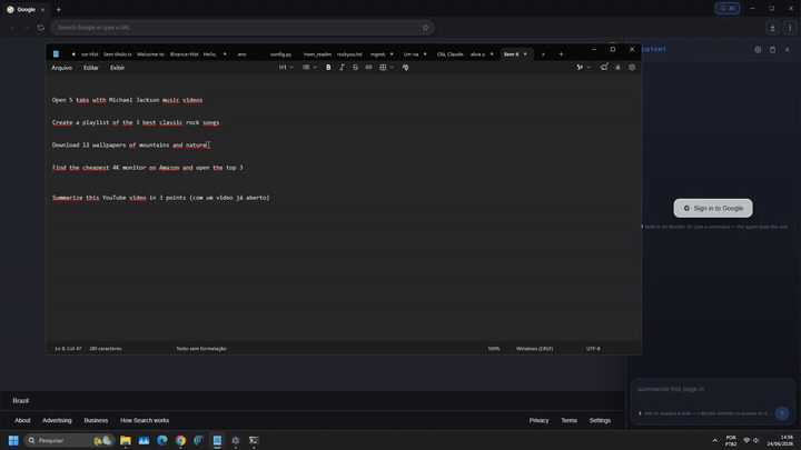 alexvilelabah/bah-browser is an autonomous AI web agent built with Electron and React