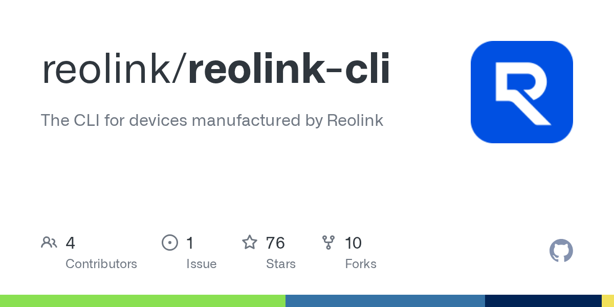 reolink/reolink-cli: open-source utility for developers and tinkerers