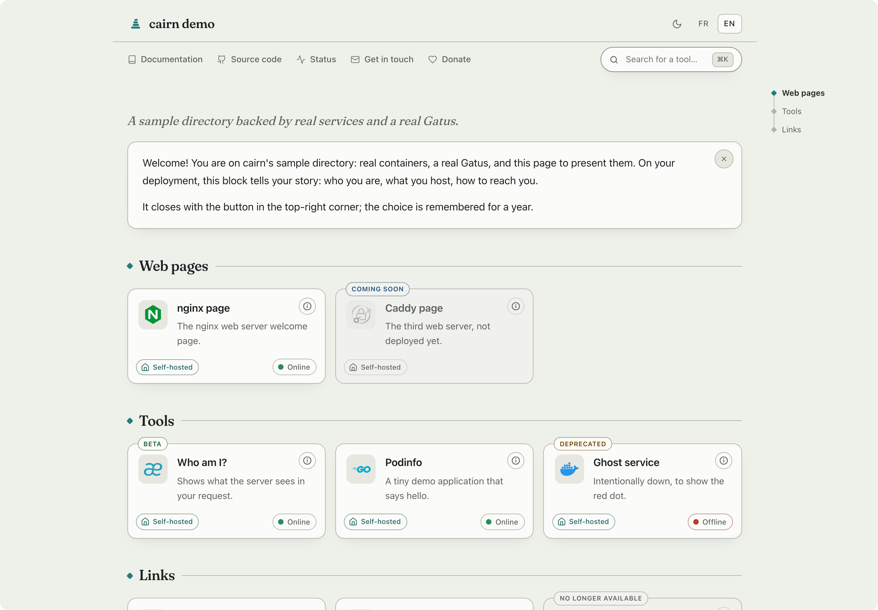 MorganKryze/cairn: open-source utility for developers and tinkerers