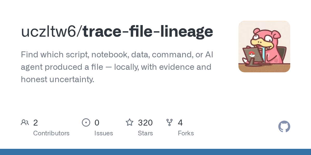 uczltw6/trace-file-lineage: lightweight self-hosted alternative for tinkerers