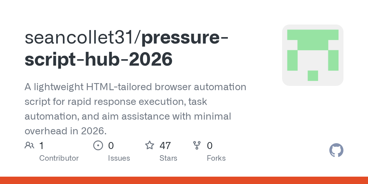 seancollet31/pressure-script-hub-2026: pressure script v2026 - Game Script Utility 2026