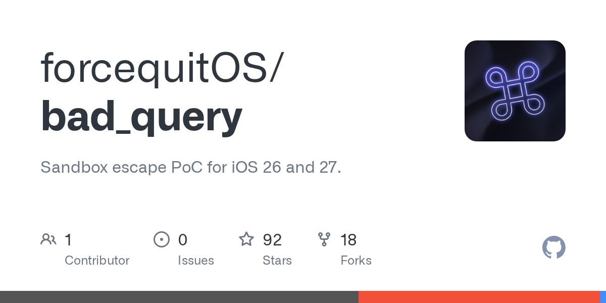 forcequitOS/bad_query: self-hosted tool for developers and homelabbers