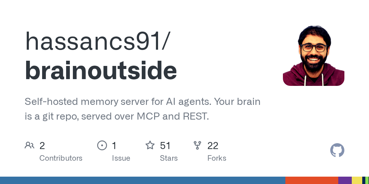 hassancs91/brainoutside: self-hosted memory server for your AI agents