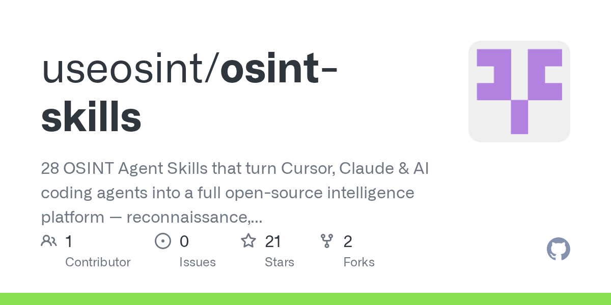 useosint/osint-skills: 🕵️ OSINT Skills