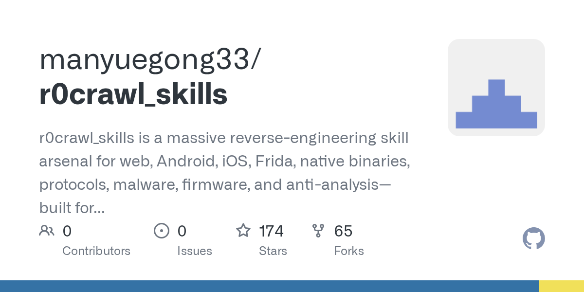 manyuegong33/r0crawl_skills: open-source project for self-hosters