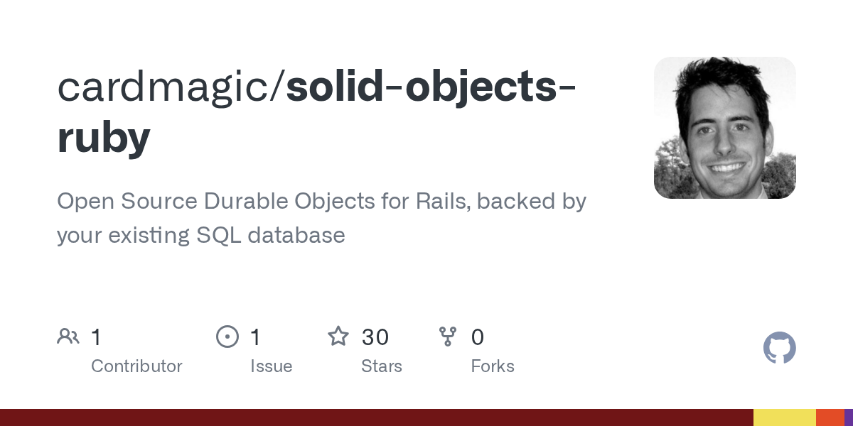 cardmagic/solid-objects-ruby: solid Objects ports the Durable Objects programming model to ordinary Rails