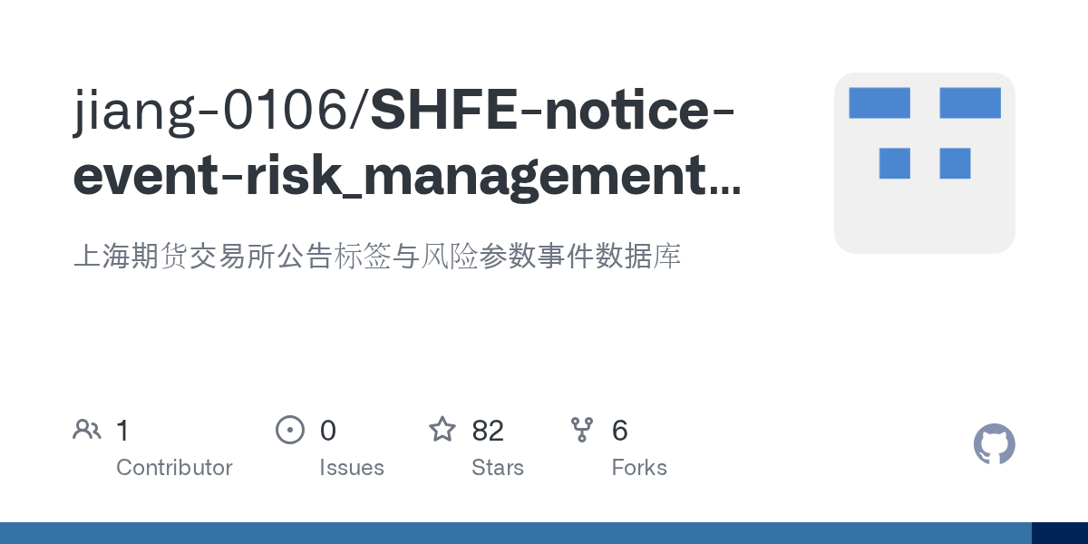 jiang-0106/SHFE-notice-event-risk_management-datab: independent research project.