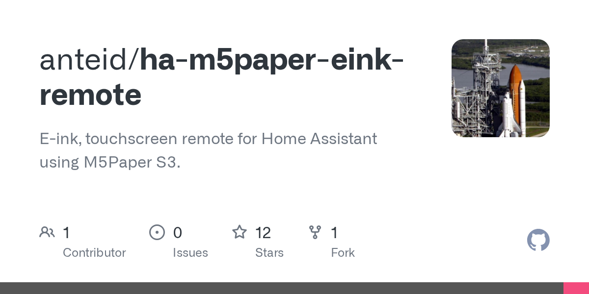 anteid/ha-m5paper-eink-remote: m5GFX Home Assistant e-ink Dashboard for M5Paper