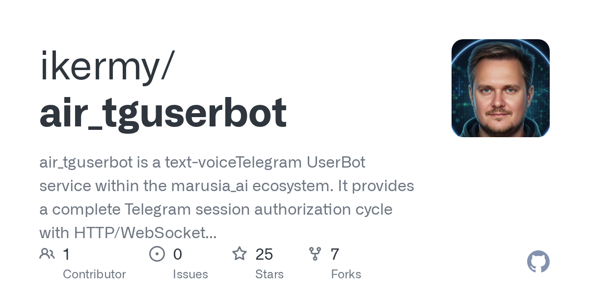 ikermy/air_tguserbot: aiR Telegram UserBot