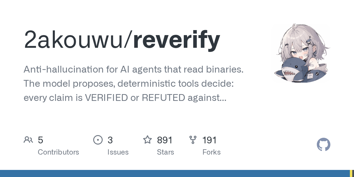 2akouwu/reverify: open-source utility for developers and tinkerers