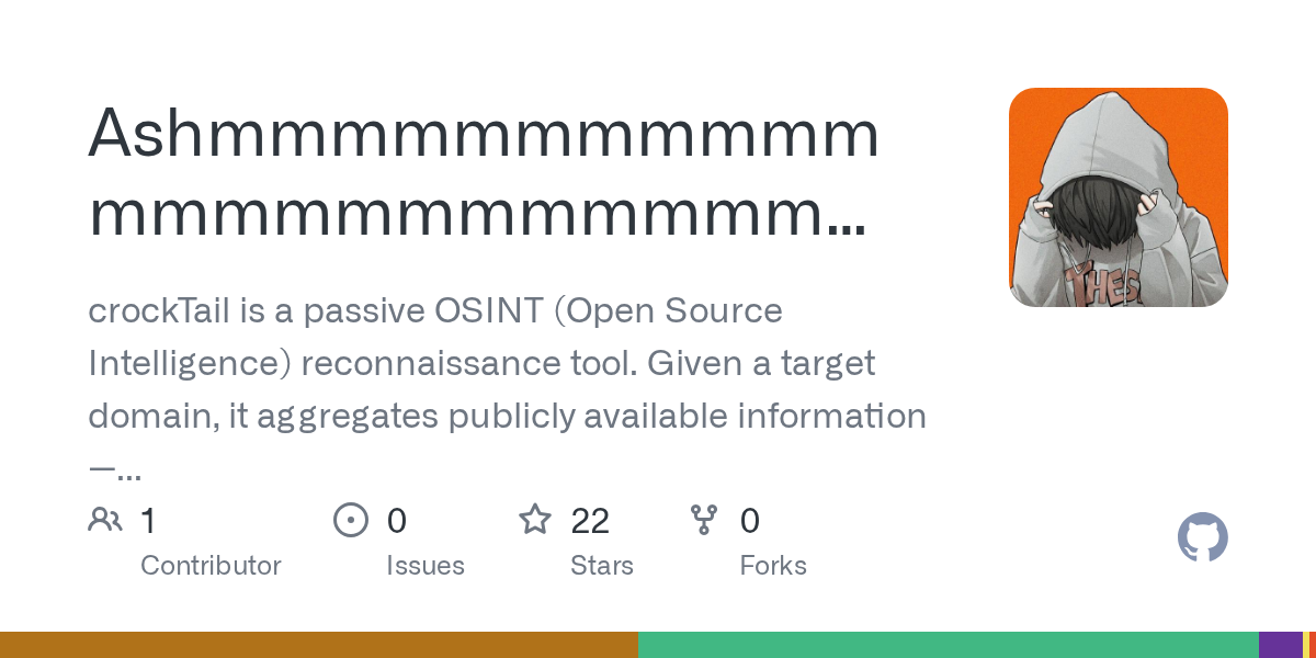 Ashmmmmmmmmmmmmmmmmmmmmmmmmm/crockTail: built as a personal learning project during a software development