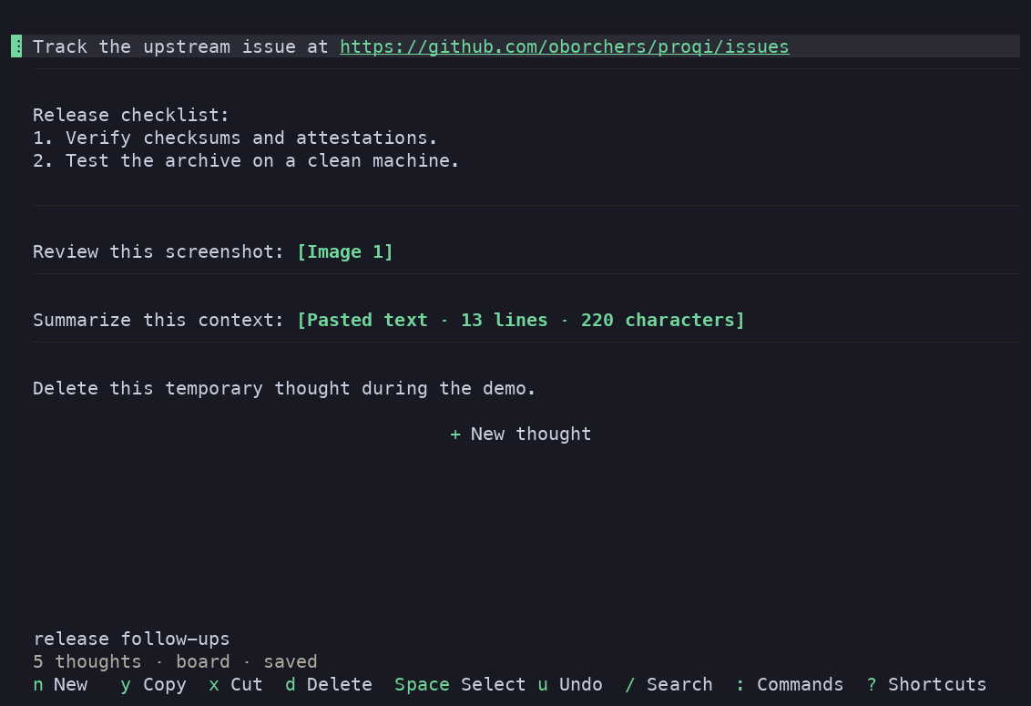 oborchers/proqi: open-source utility for developers and tinkerers
