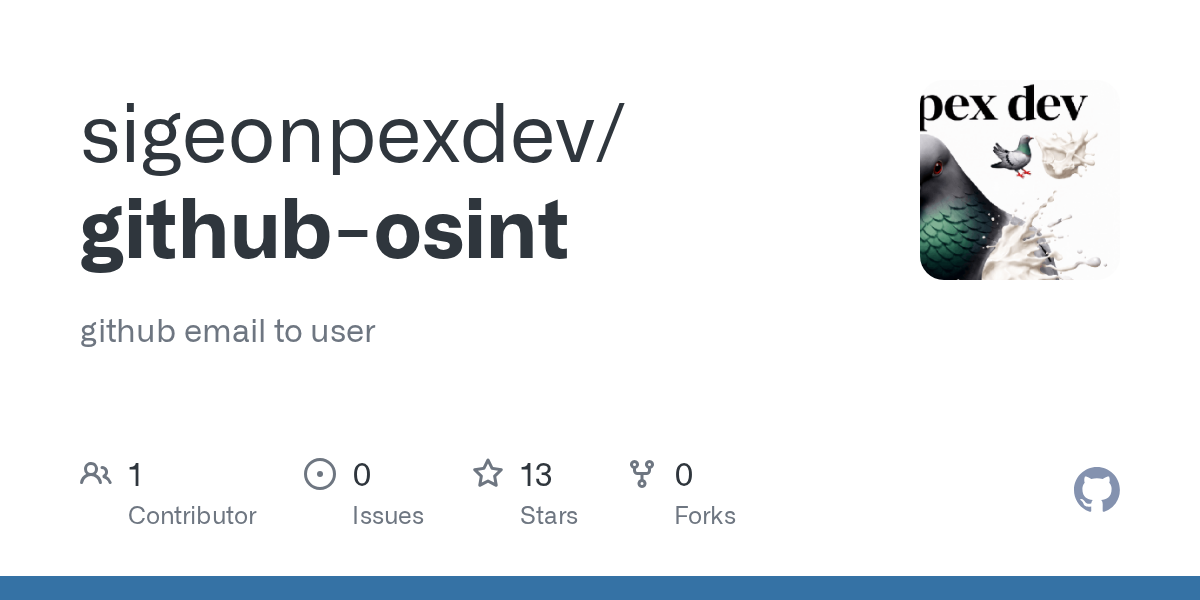 github-osint: github email to user