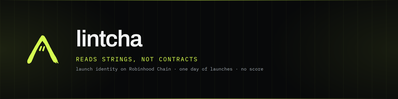 Mnilax/lintcha-chain: launch presents a name, ticker, description, links, logo URI and creator fee recipient